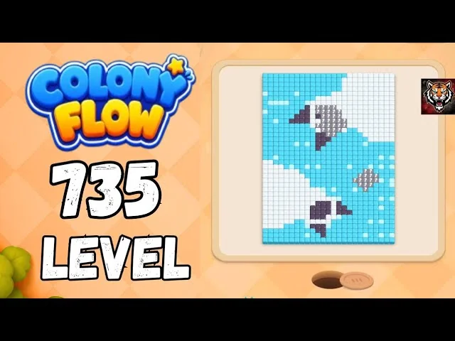 Colony Flow! Level 735 board layout