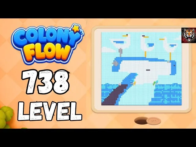 Colony Flow! Level 738 board layout