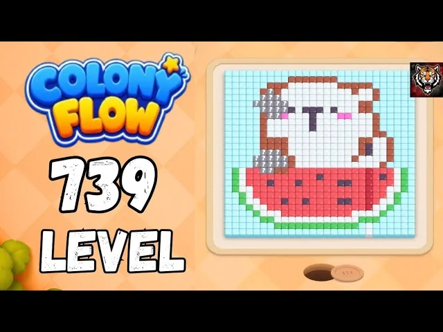 Colony Flow! Level 739 board layout