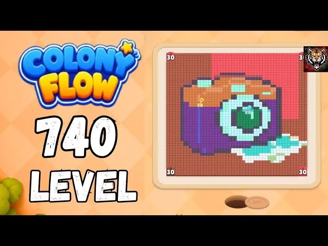 Colony Flow! Level 740 board layout