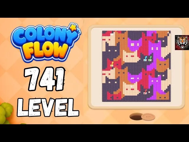 Colony Flow! Level 741 board layout