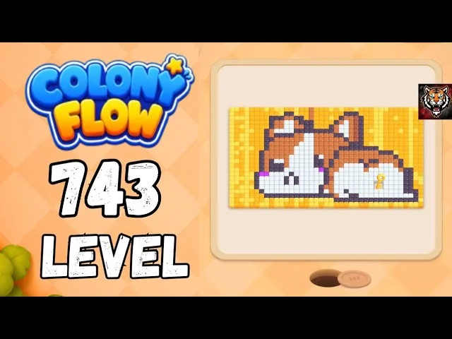 Colony Flow! Level 743 board layout