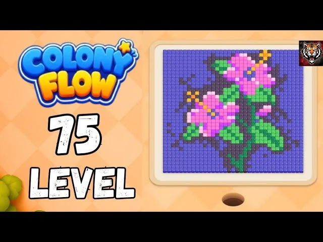 Colony Flow! Level 75 board layout