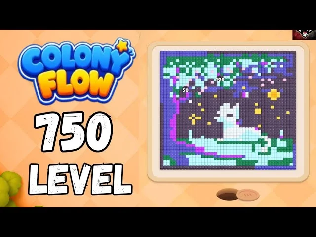 Colony Flow! Level 750 board layout