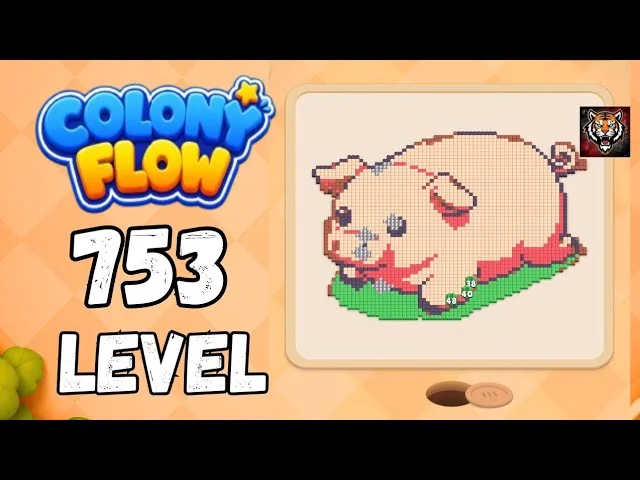 Colony Flow! Level 753 board layout