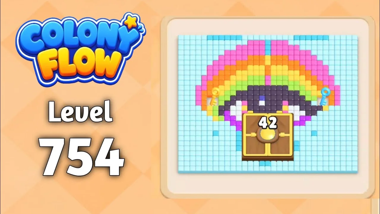 Colony Flow! Level 754 board layout