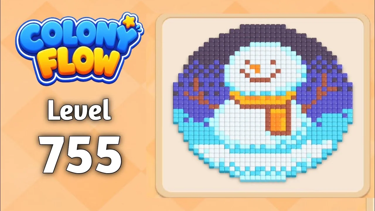 Colony Flow! Level 755 board layout