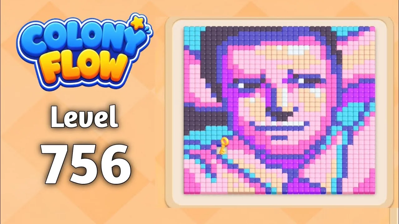 Colony Flow! Level 756 board layout