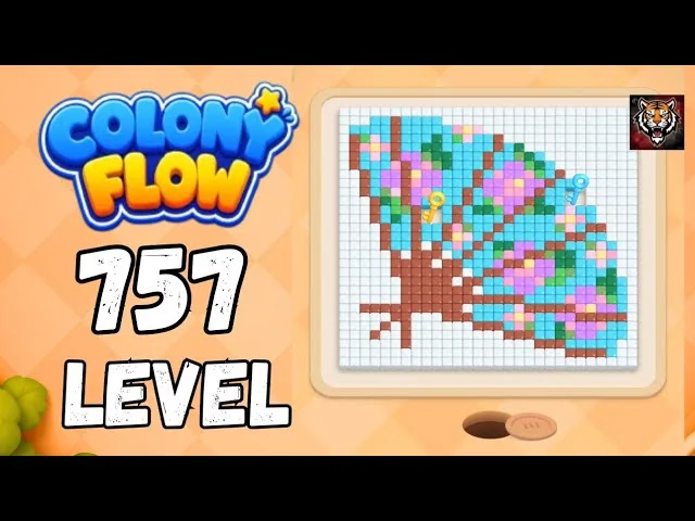 Colony Flow! Level 757 board layout
