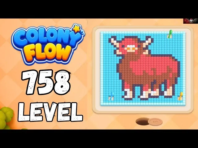 Colony Flow! Level 758 board layout