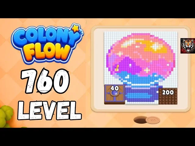 Colony Flow! Level 760 board layout