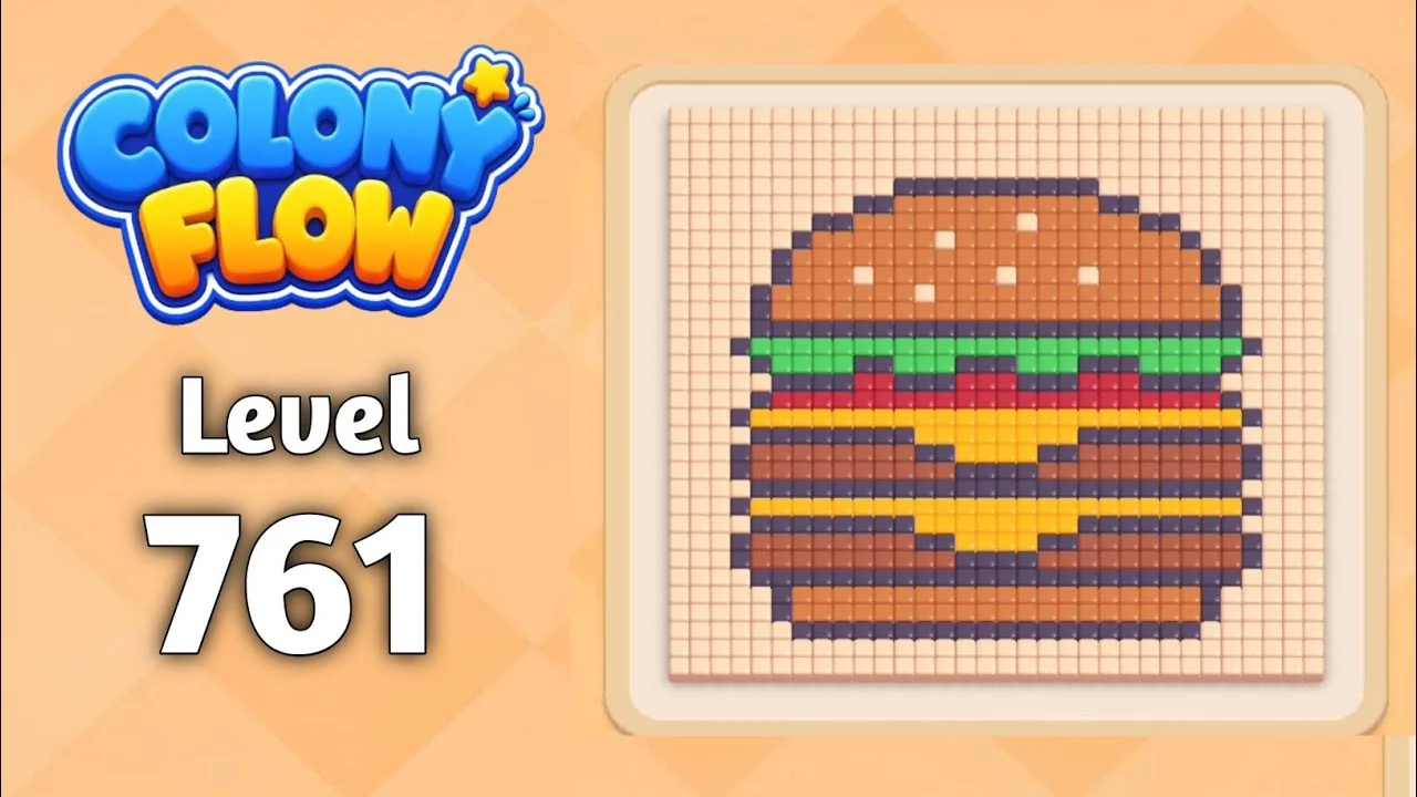 Colony Flow! Level 761 board layout