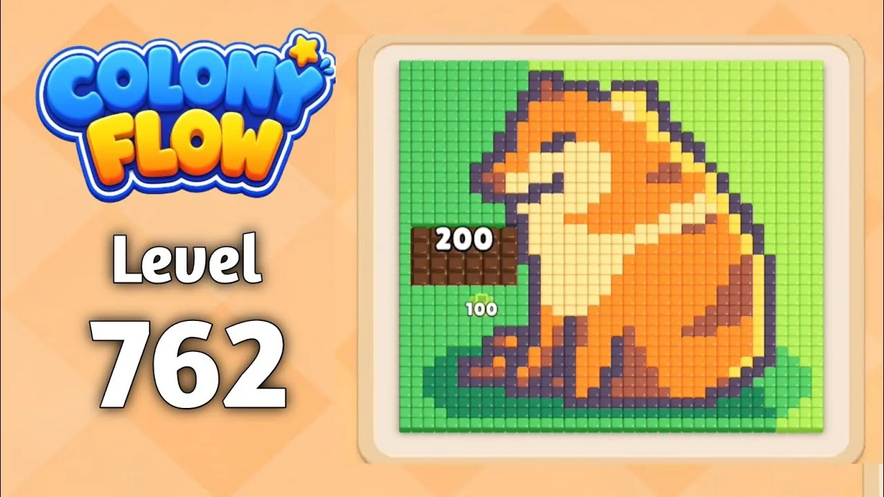Colony Flow! Level 762 board layout