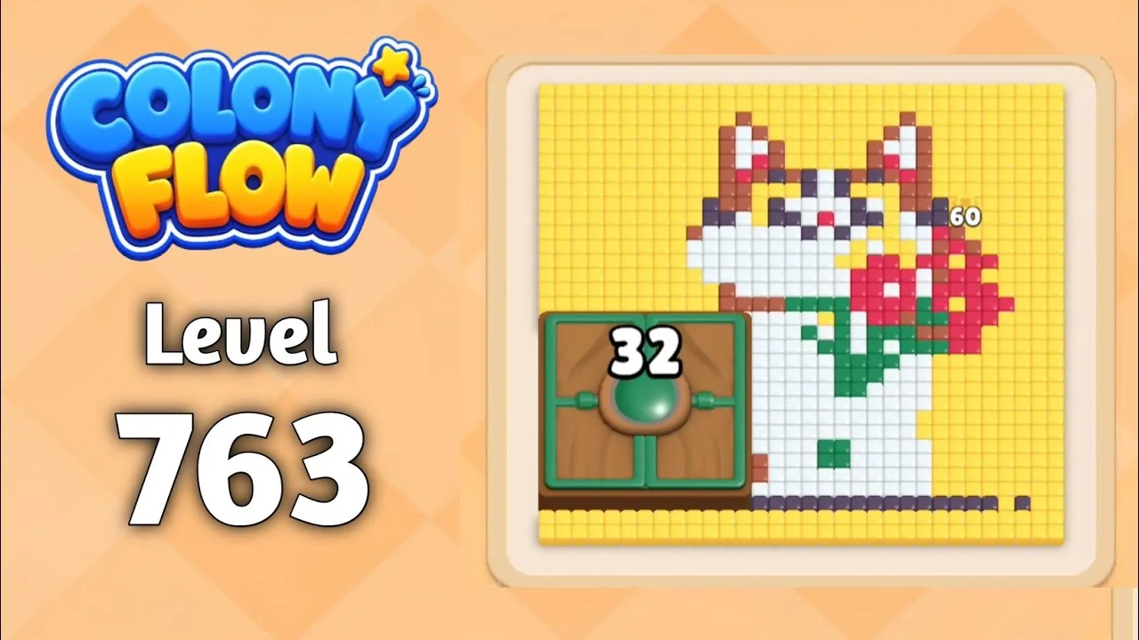 Colony Flow! Level 763 board layout