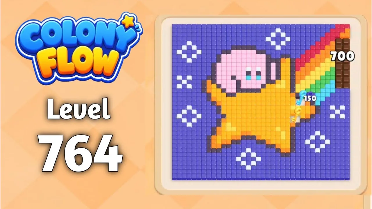 Colony Flow! Level 764 board layout
