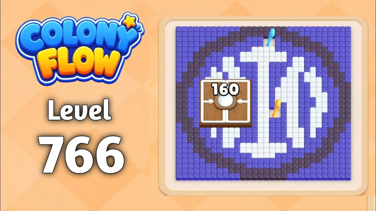 Colony Flow! Level 766 board layout