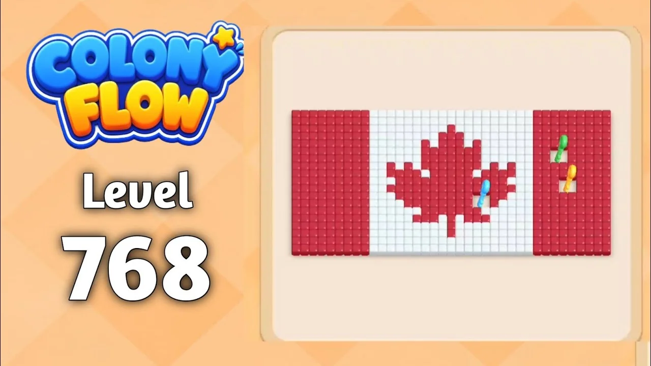 Colony Flow! Level 768 board layout