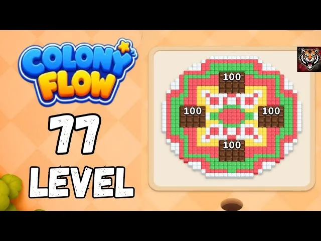 Colony Flow! Level 77 board layout