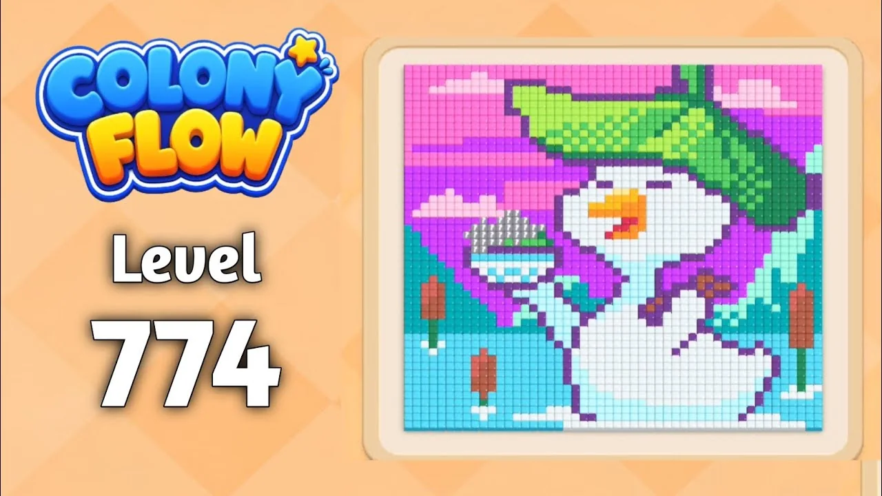 Colony Flow! Level 774 board layout