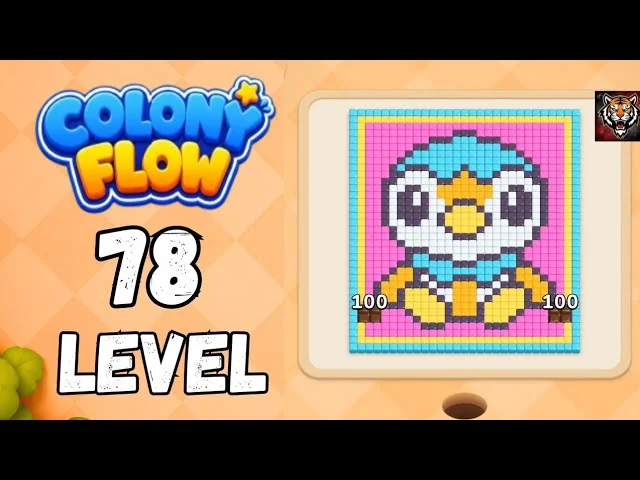 Colony Flow! Level 78 board layout