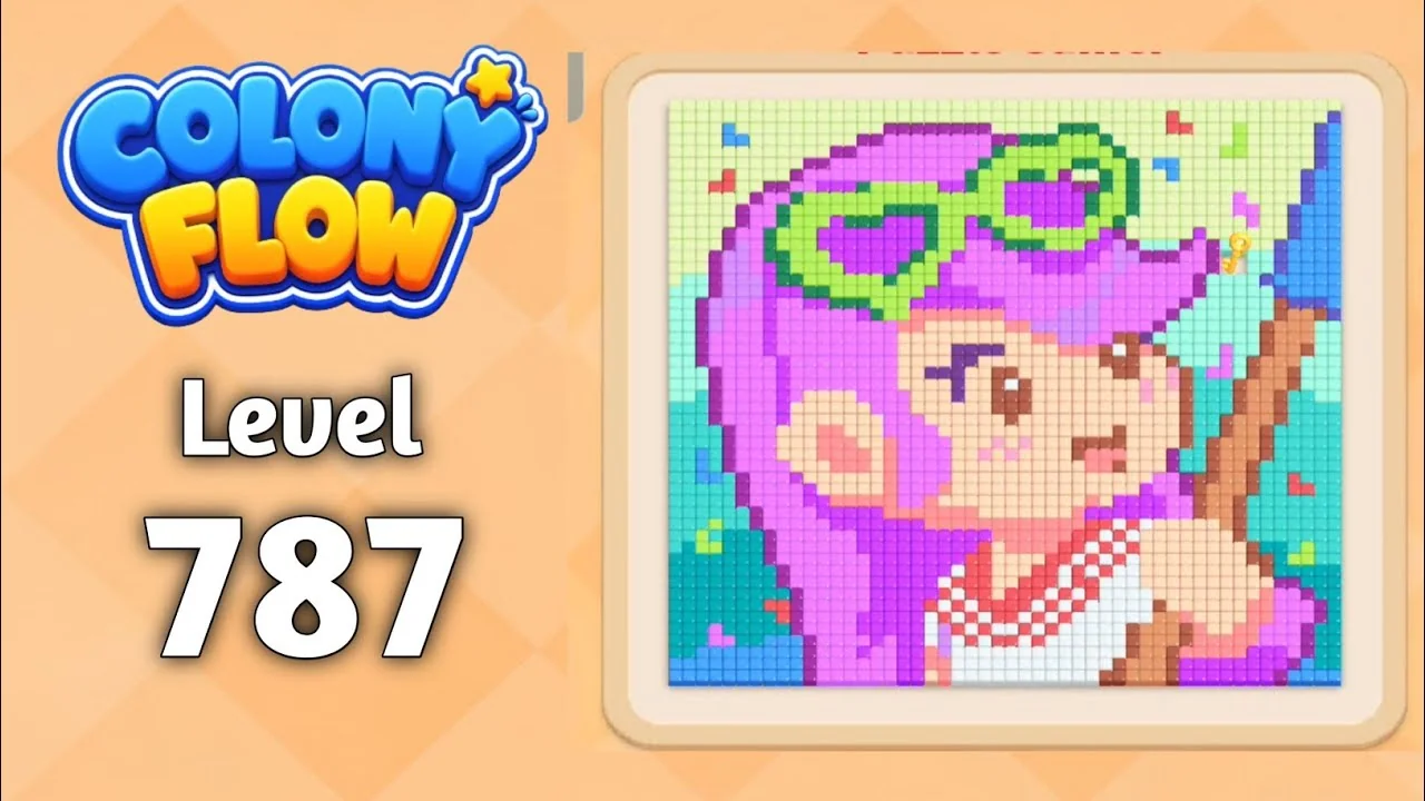 Colony Flow! Level 787 board layout
