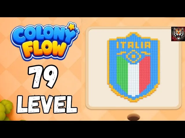 Colony Flow! Level 79 board layout