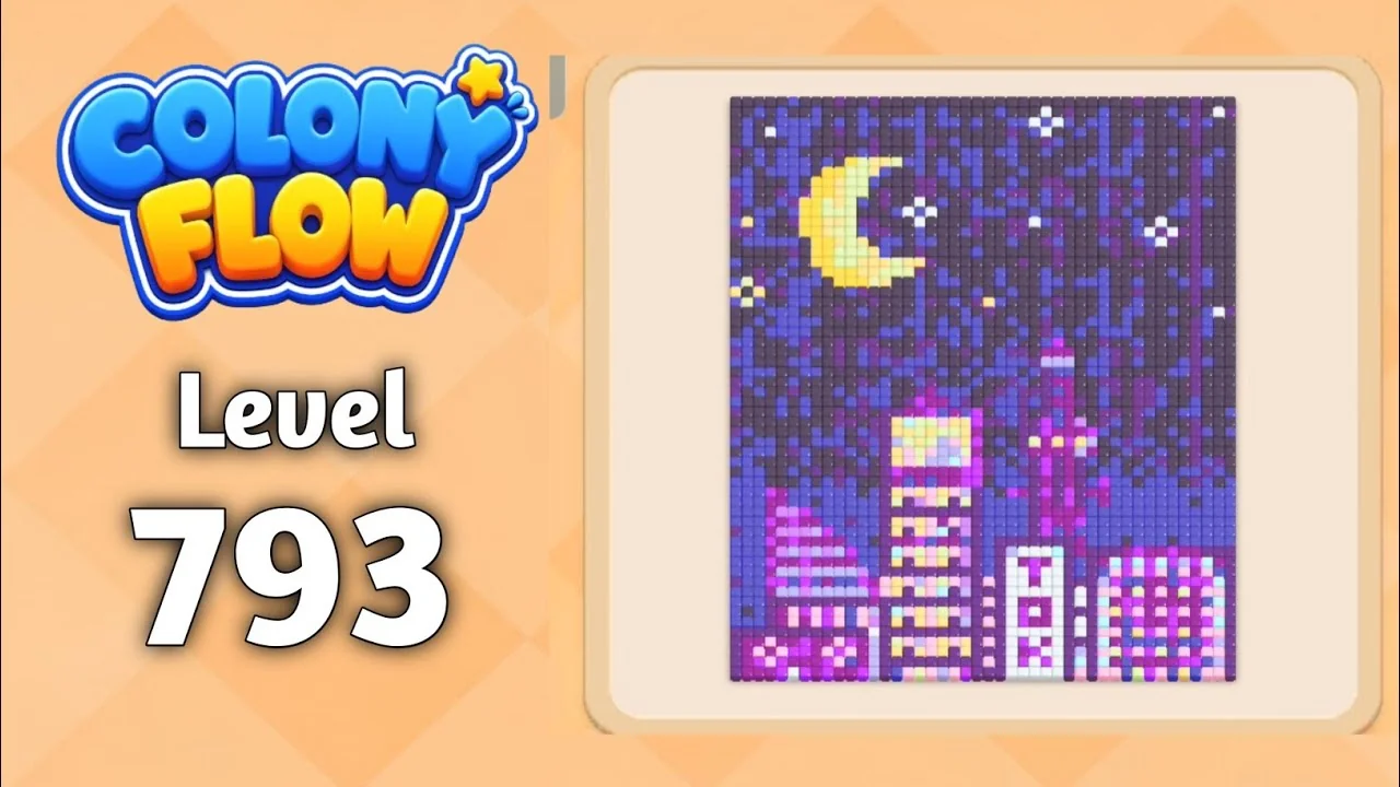 Colony Flow! Level 793 board layout