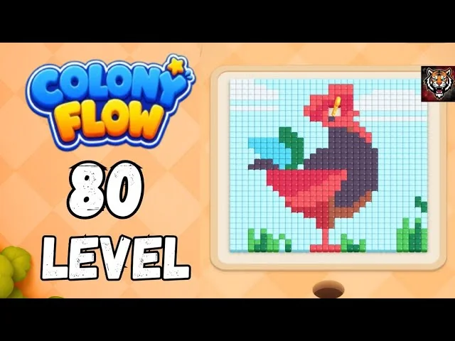 Colony Flow! Level 80 board layout