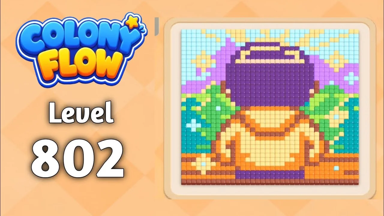 Colony Flow! Level 802 board layout