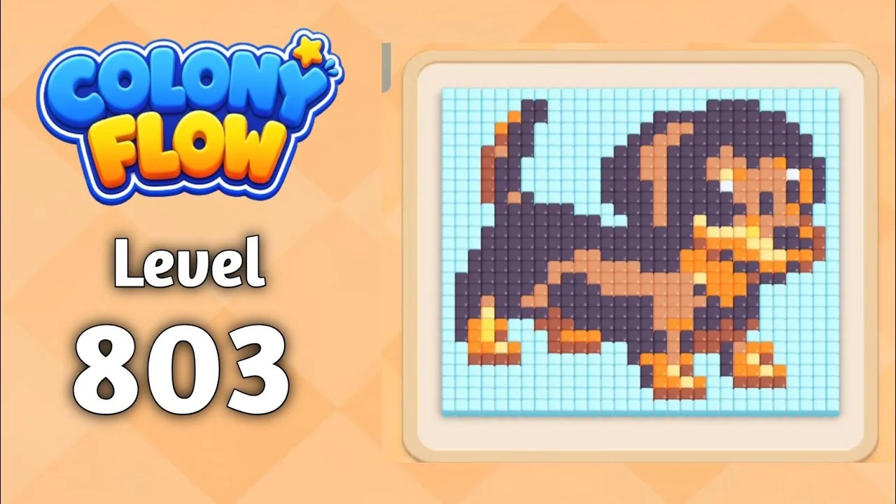 Colony Flow! Level 803 board layout