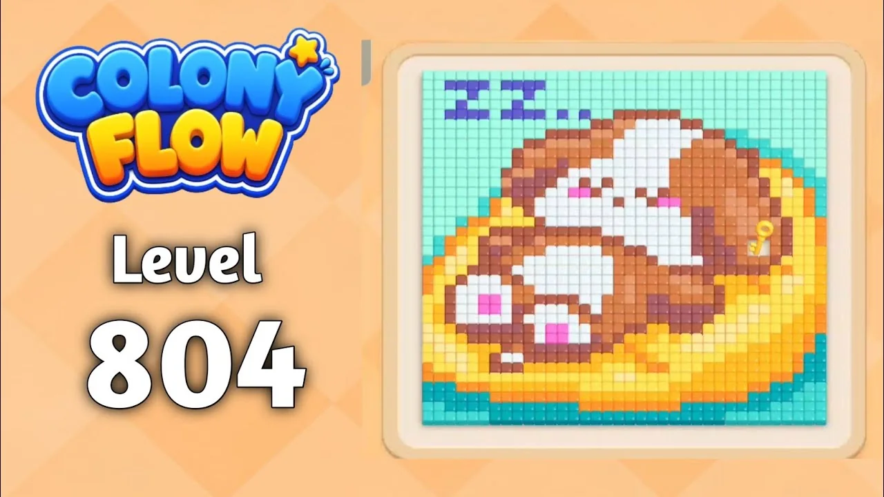 Colony Flow! Level 804 board layout