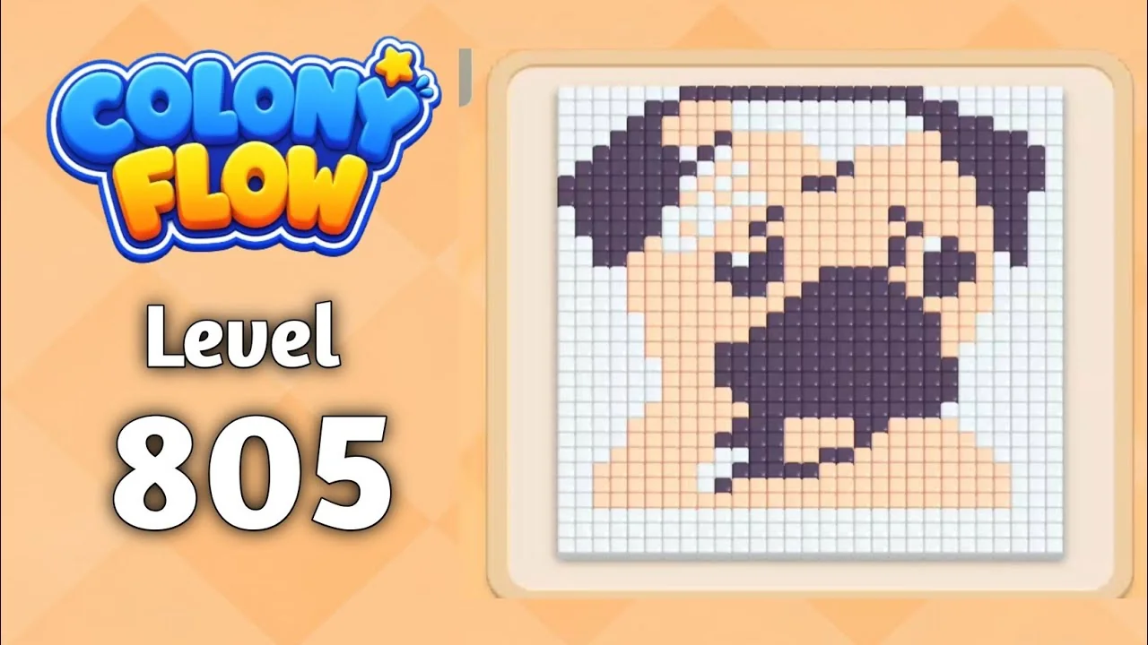 Colony Flow! Level 805 board layout