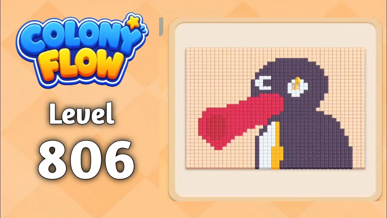 Colony Flow! Level 806 board layout