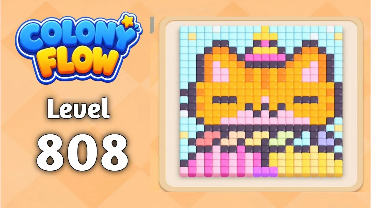 Colony Flow! Level 808 board layout