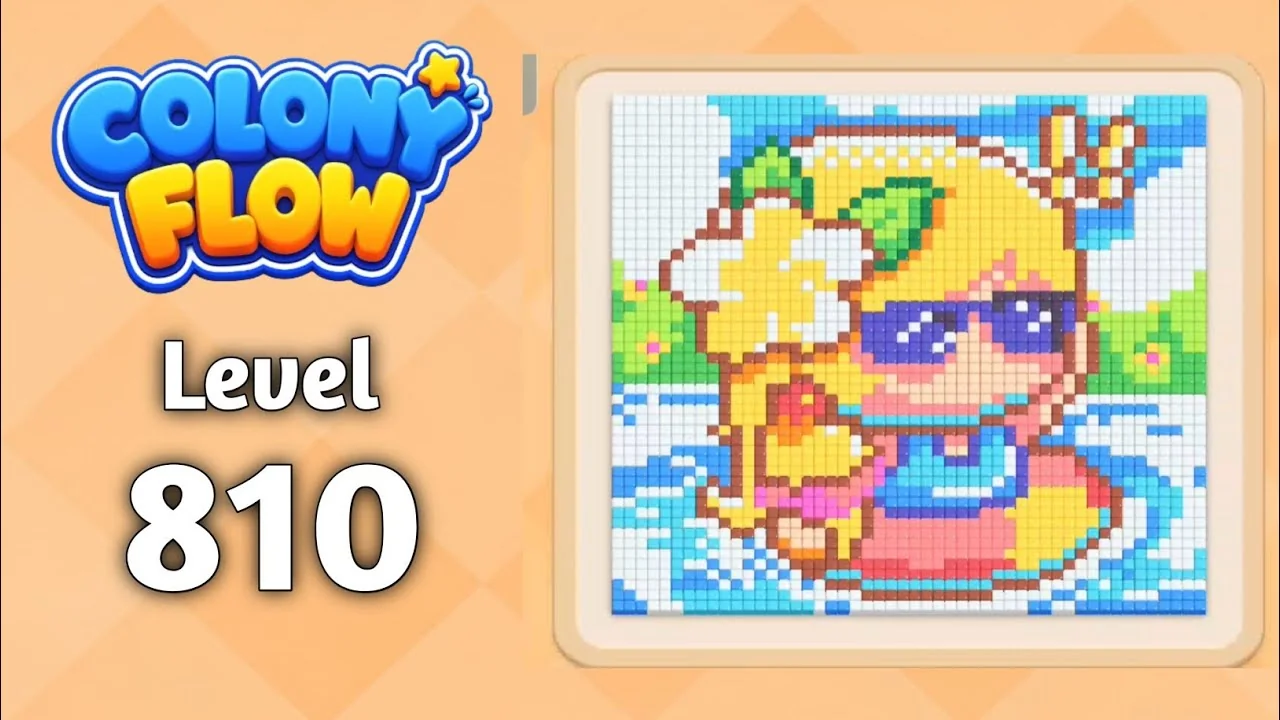 Colony Flow! Level 810 board layout