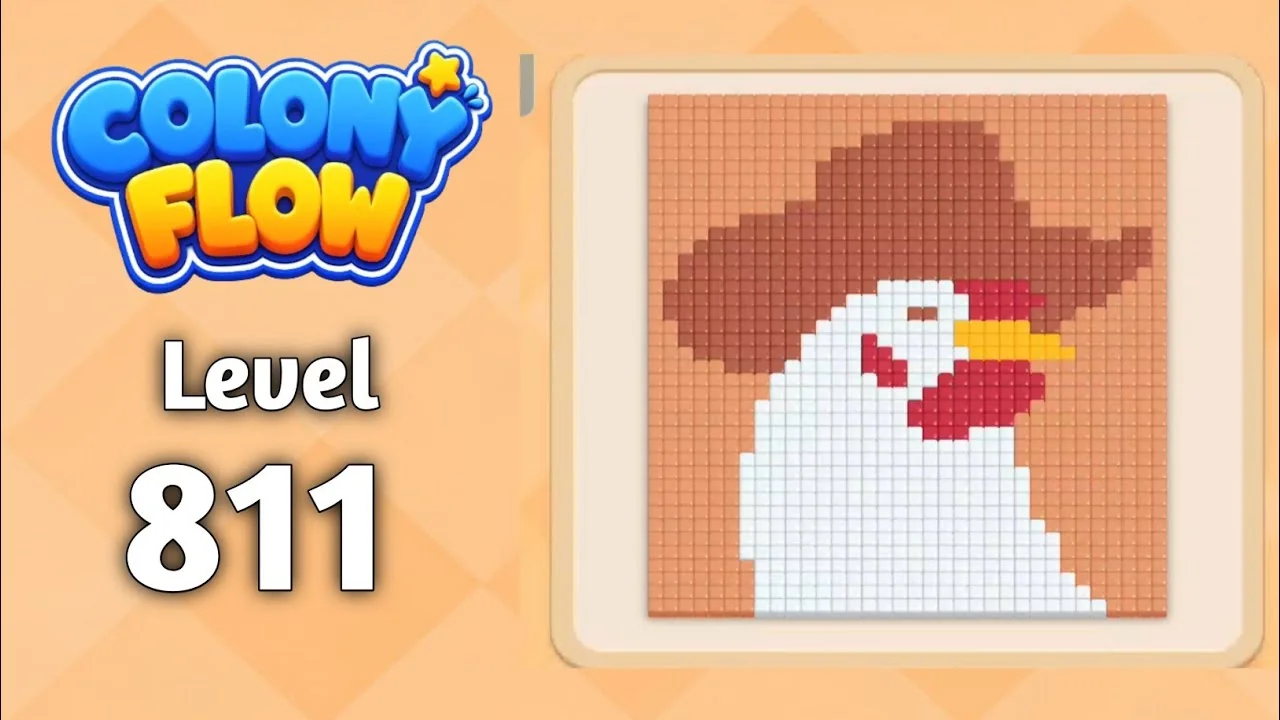 Colony Flow! Level 811 board layout
