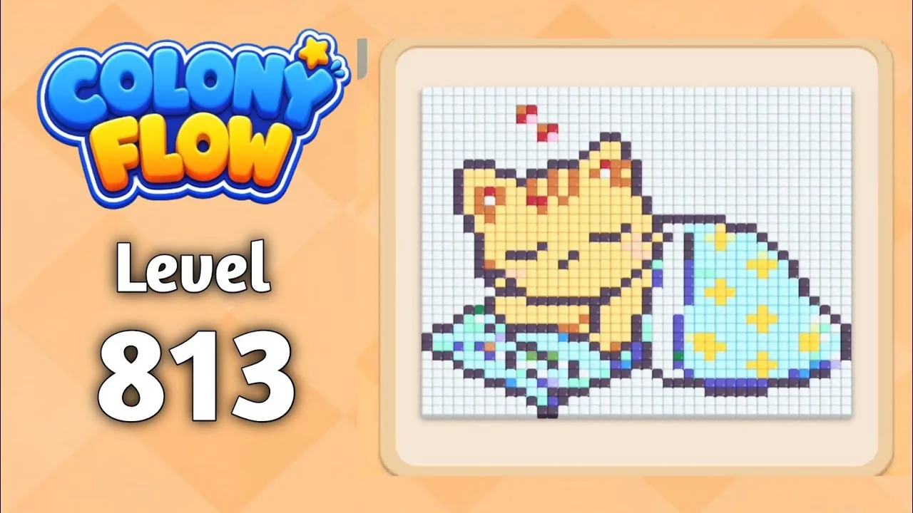 Colony Flow! Level 813 board layout