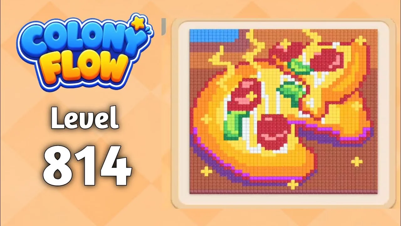 Colony Flow! Level 814 board layout