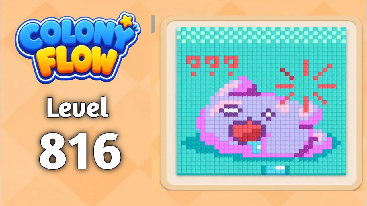 Colony Flow! Level 816 board layout
