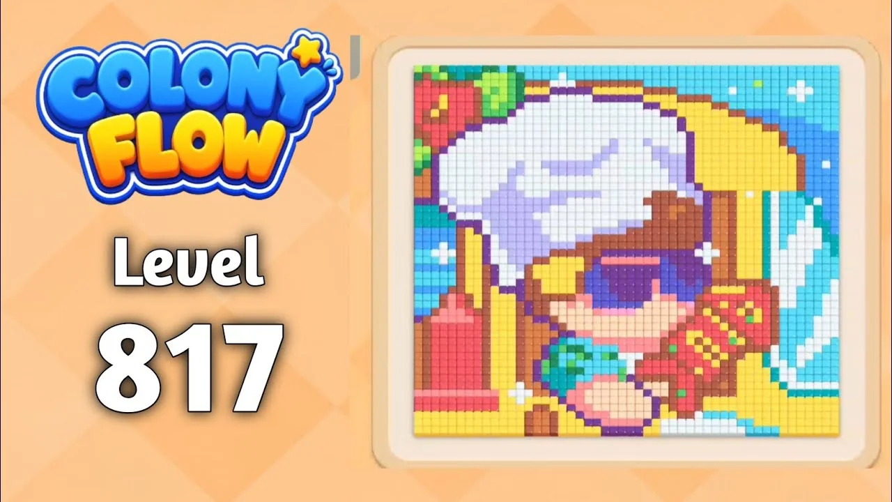 Colony Flow! Level 817 board layout