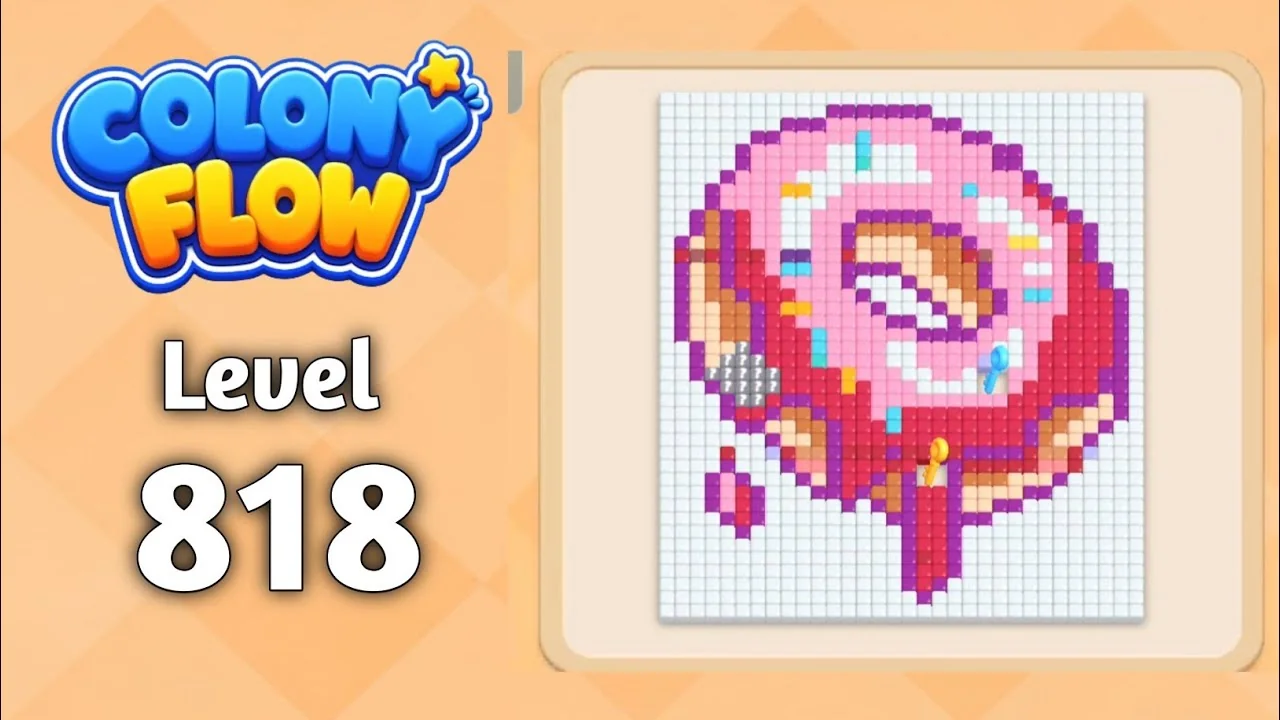 Colony Flow! Level 818 board layout