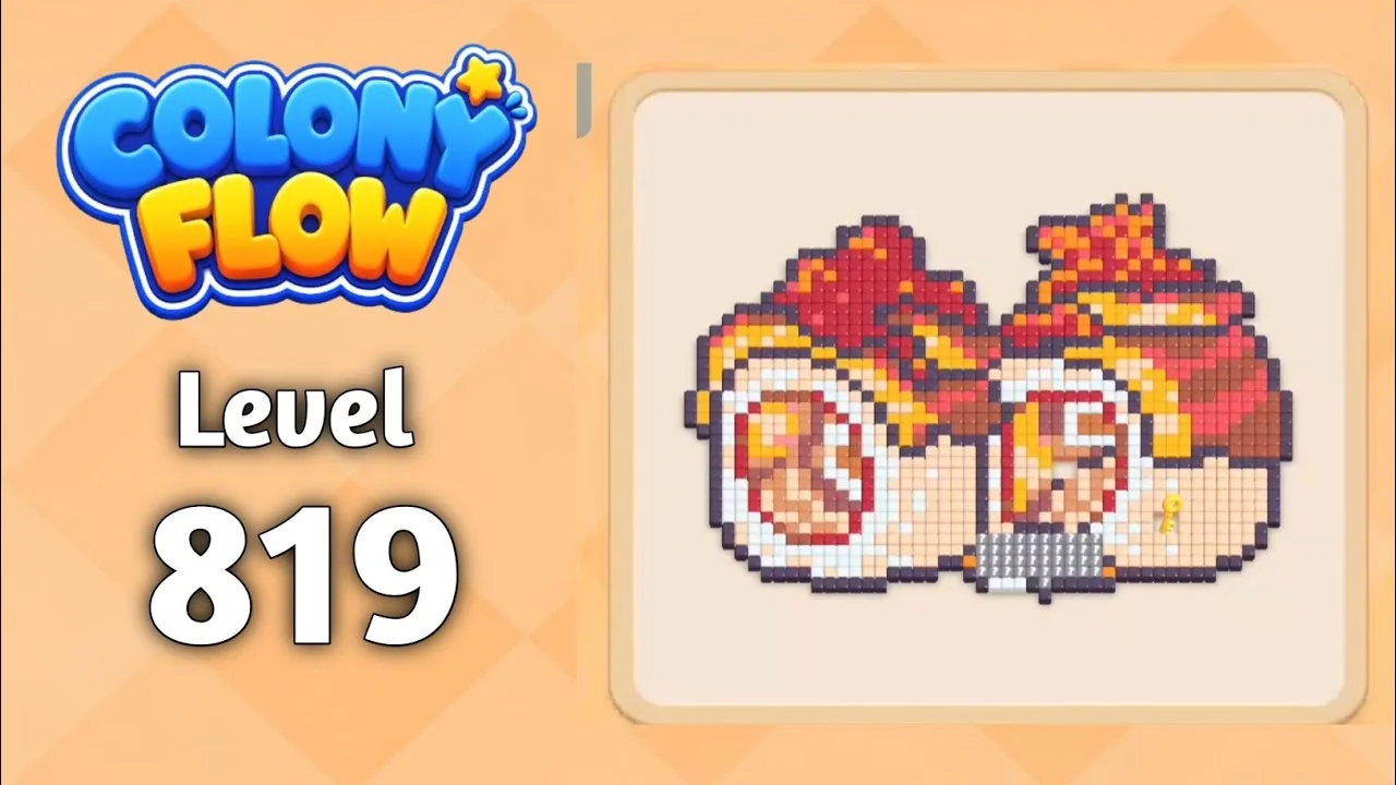Colony Flow! Level 819 board layout