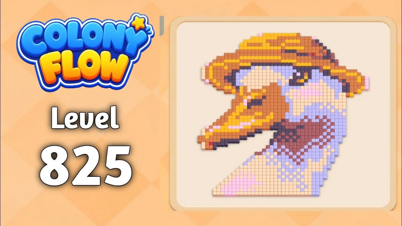 Colony Flow! Level 825 board layout