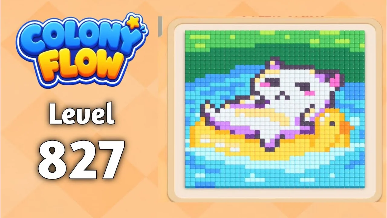 Colony Flow! Level 827 board layout
