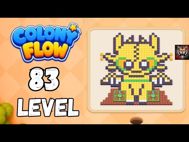 Colony Flow! Level 83 board layout
