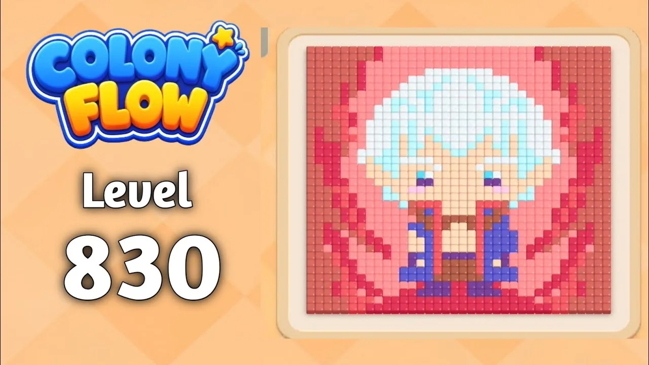 Colony Flow! Level 830 board layout