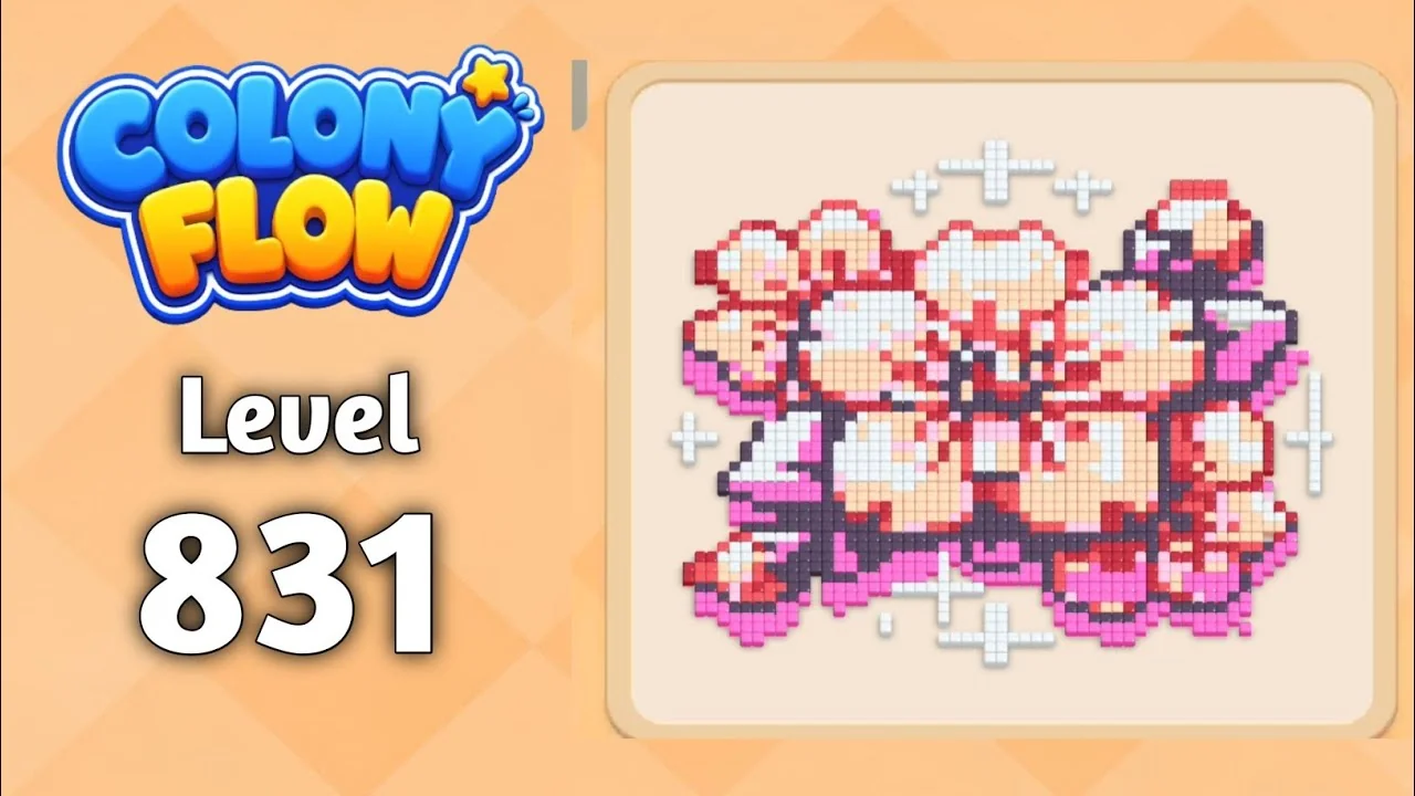 Colony Flow! Level 831 board layout
