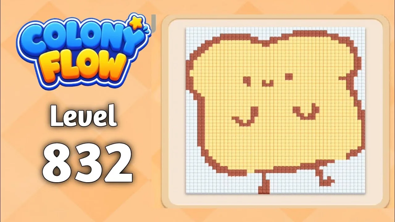 Colony Flow! Level 832 board layout