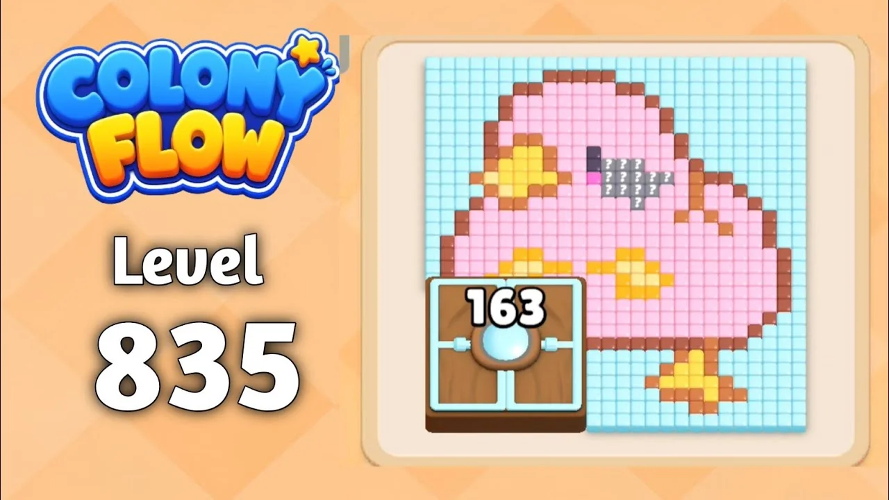 Colony Flow! Level 835 board layout