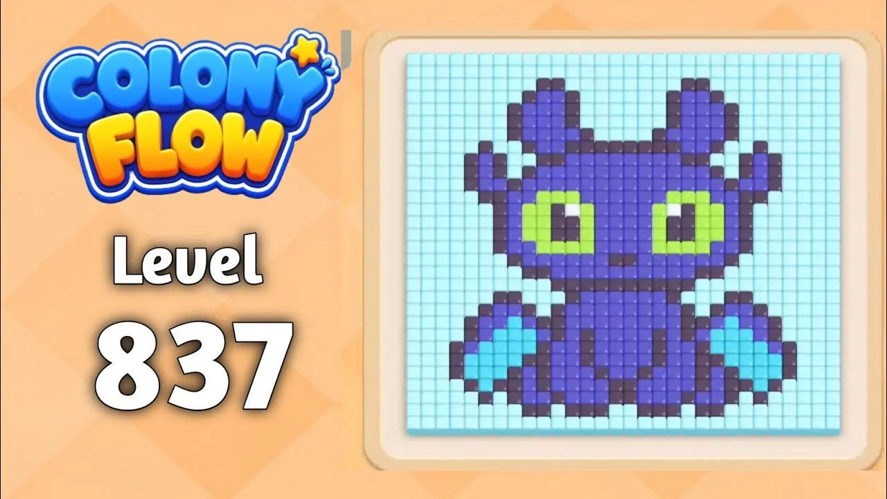 Colony Flow! Level 837 board layout